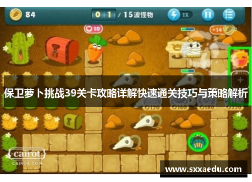 保卫萝卜挑战39关卡攻略详解快速通关技巧与策略解析