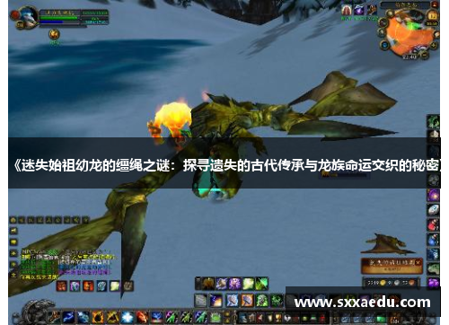《迷失始祖幼龙的缰绳之谜：探寻遗失的古代传承与龙族命运交织的秘密》